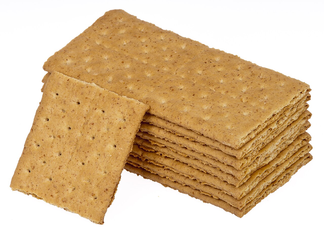Rectangular graham crackers, the sweetened descendants of a reformer’s plain bread