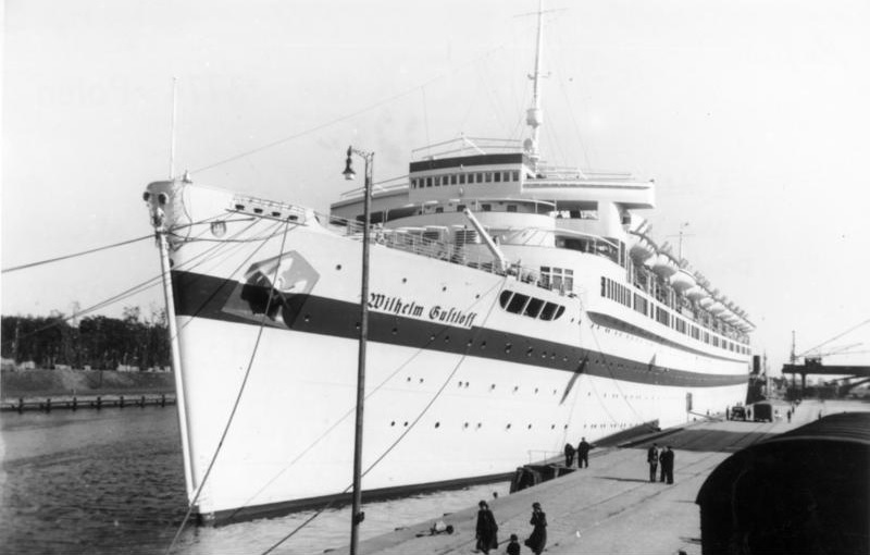 The MV Wilhelm Gustloff, a German passenger ship later used to evacuate refugees