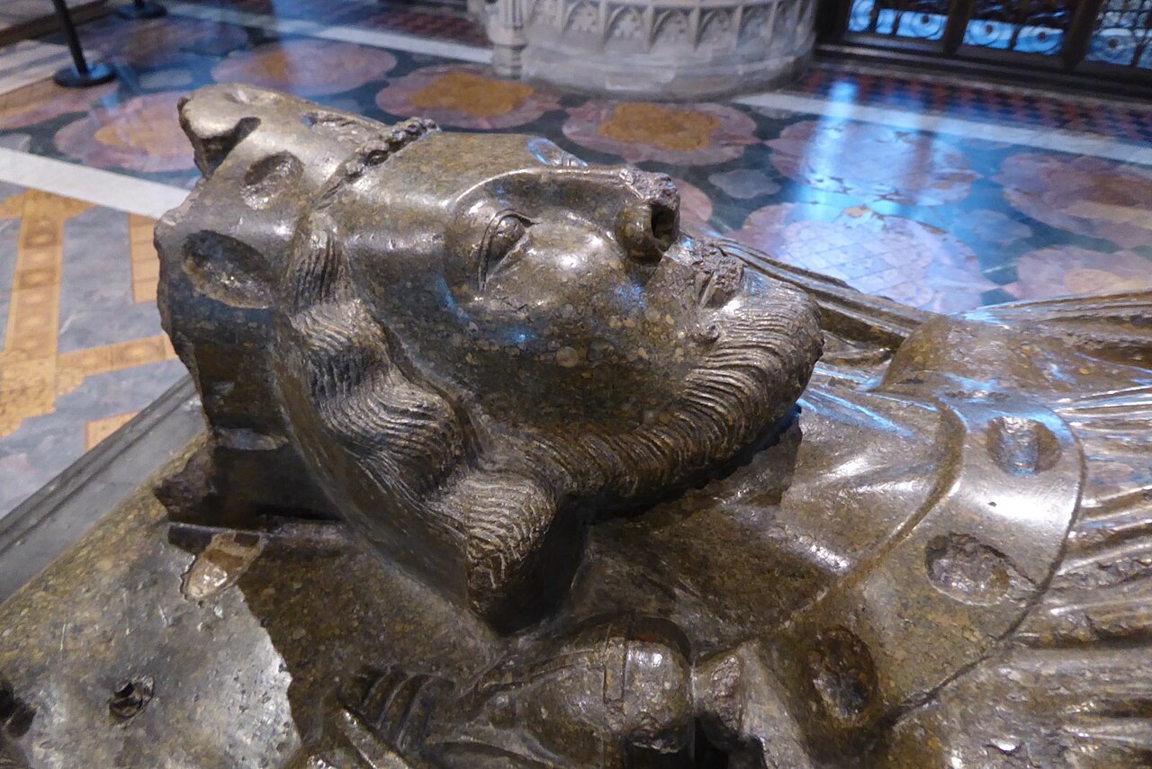 A medieval depiction of King John of England, who reigned from 1199 to 1216