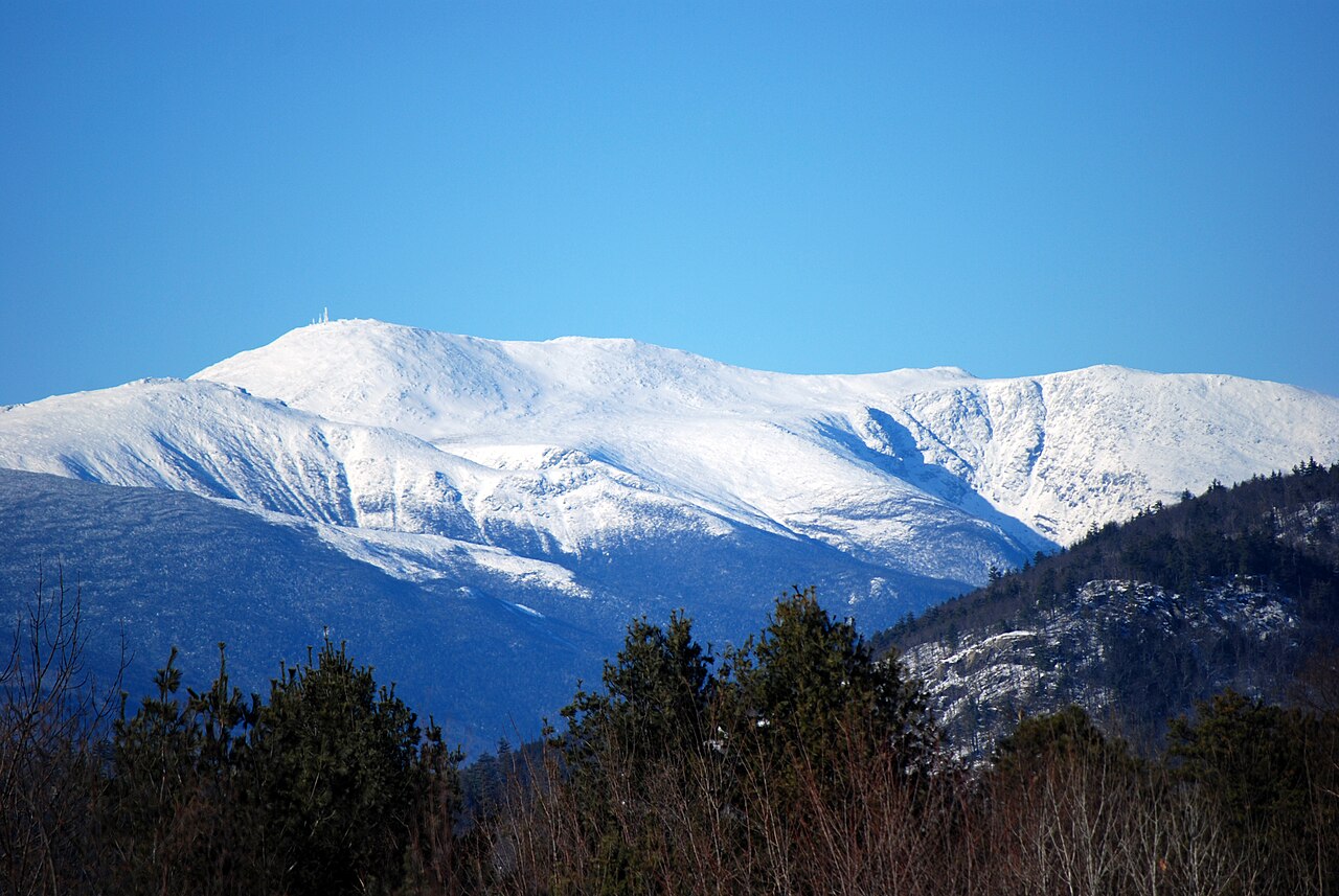 Mount Washington in New Hampshire, the highest peak in the northeastern United States