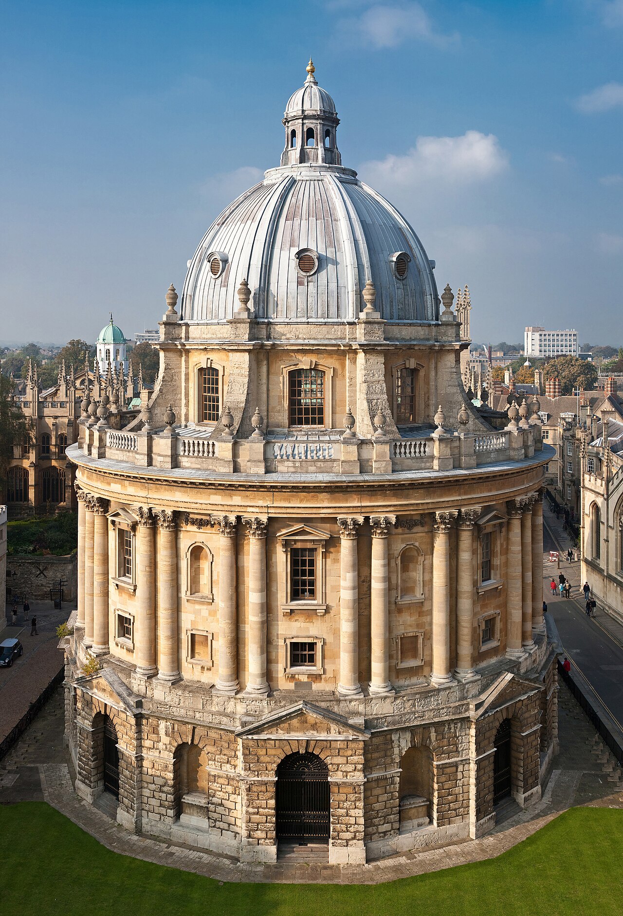 The domed Radcliffe Camera library building at the University of Oxford, England