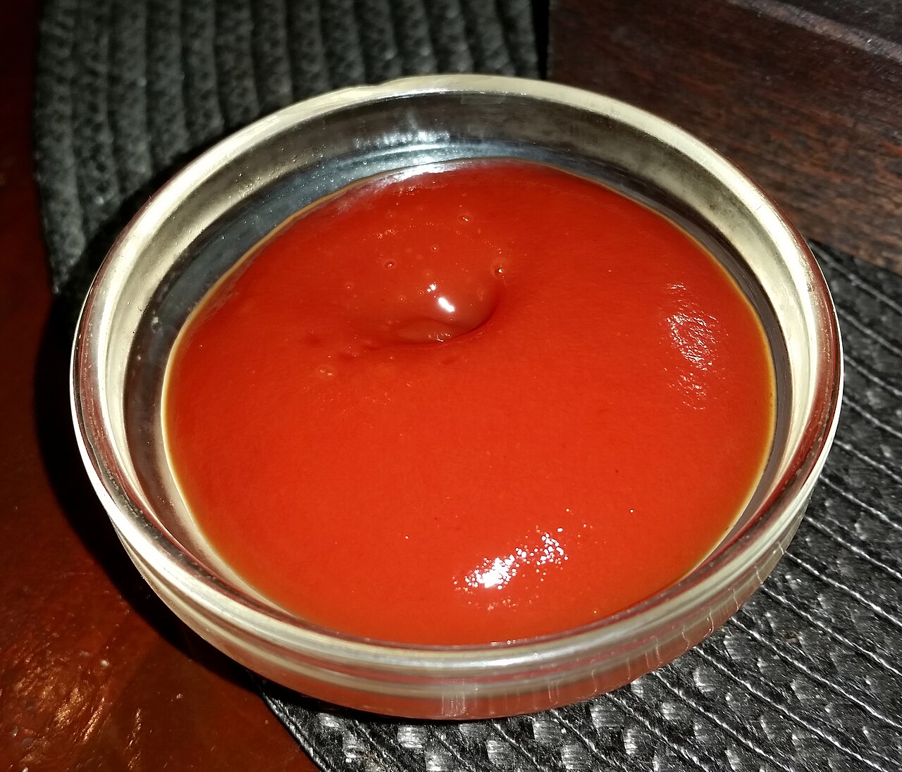 Red tomato ketchup, a condiment once promoted in America as a medical remedy